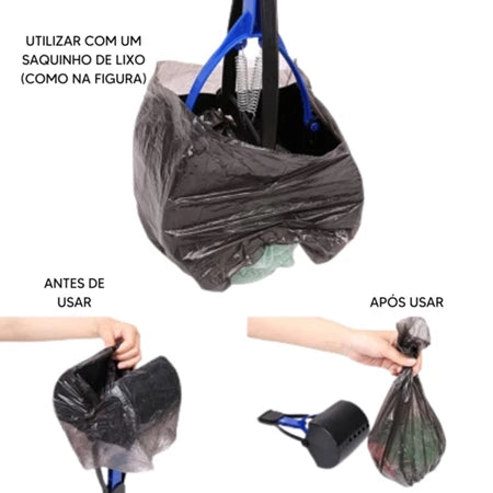 Pá Cata-Caca Premium para Pets – Coletor Higiênico Portátil para Fezes de Cachorros e Gatos 🐶🐱
